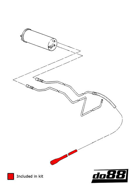 do88 Porsche 964 Turbo Carbon canister hose-Performance-Silicon Valley Bimmer