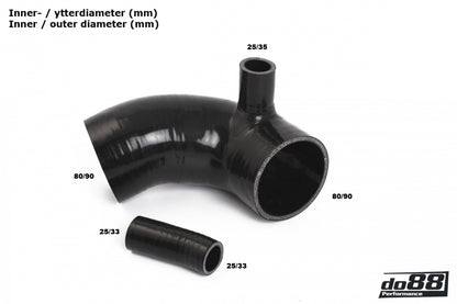 do88 Porsche 964 Turbo Inlet hoses for turbo-Performance-Silicon Valley Bimmer