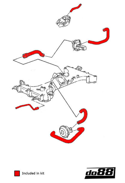 do88 Porsche 964 Turbo K Jetronic hoses-Performance-Silicon Valley Bimmer