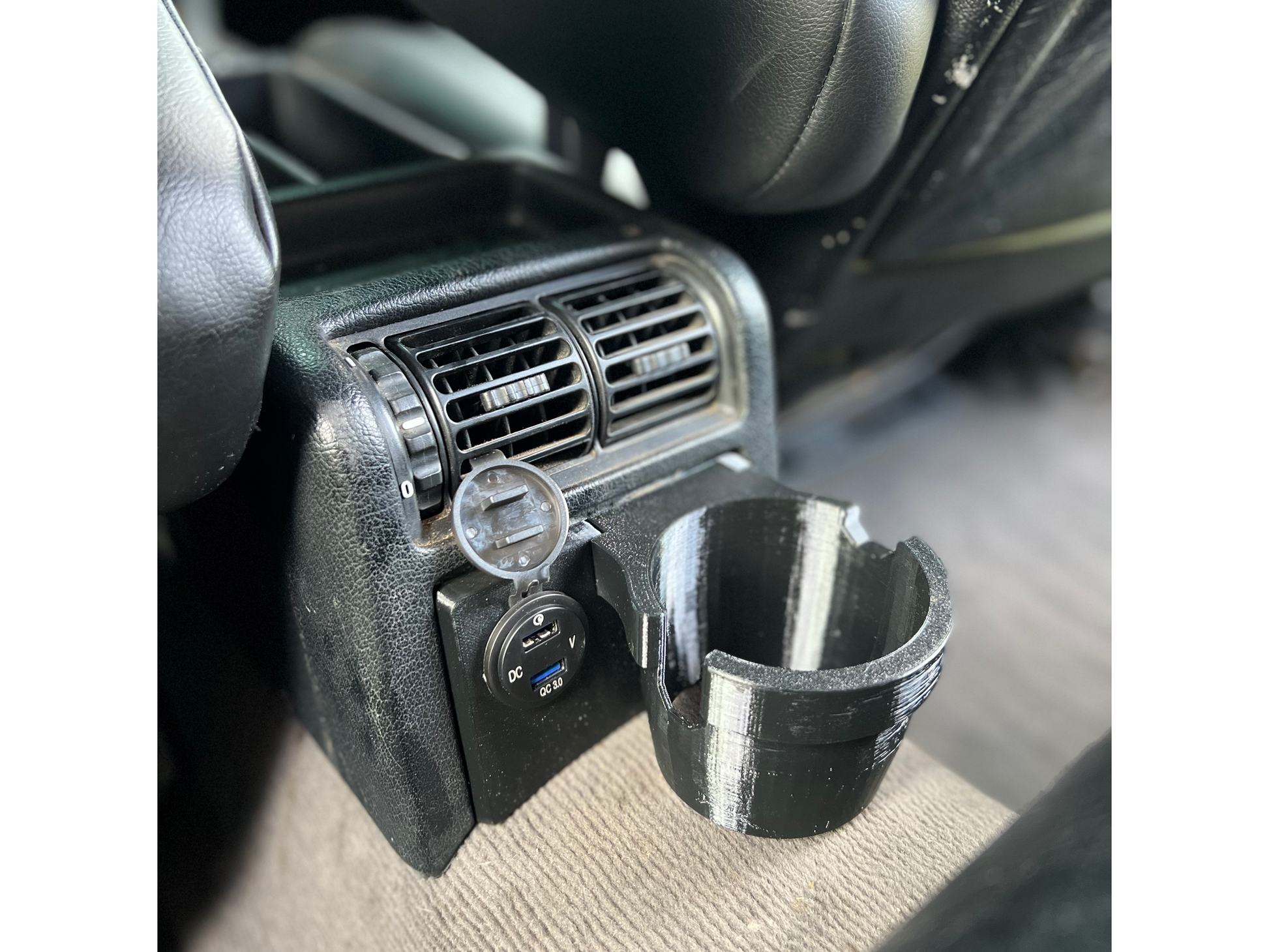 E34 Rear Cupholder-Interior-Silicon Valley Bimmer