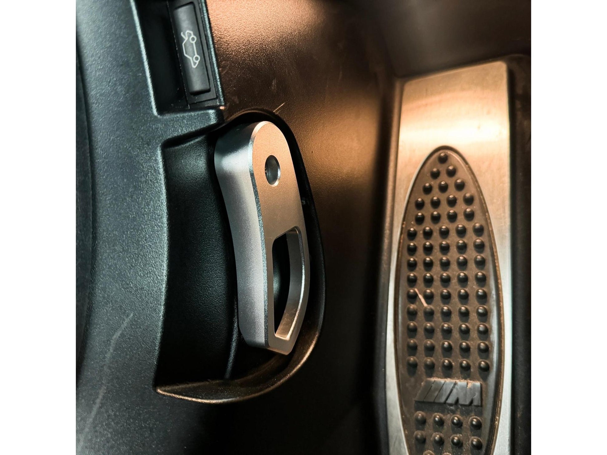 Aluminum BMW E46 Hood Release Latch-Interior-Silicon Valley Bimmer