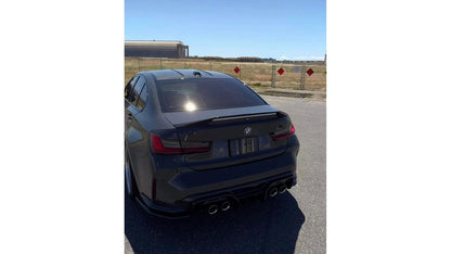 NWCarbon Haus G80 M3 Dry Carbon Fiber AD Style High Kick Trunk Spoiler