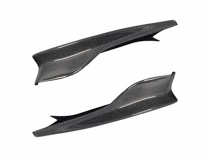 Suvneer 1M Carbon Fiber E82 Rear Bumper Splitters