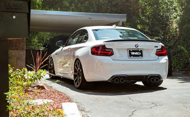 BMW M Performance F87 M2 Carbon Trunk Spoiler with CRT Stripe