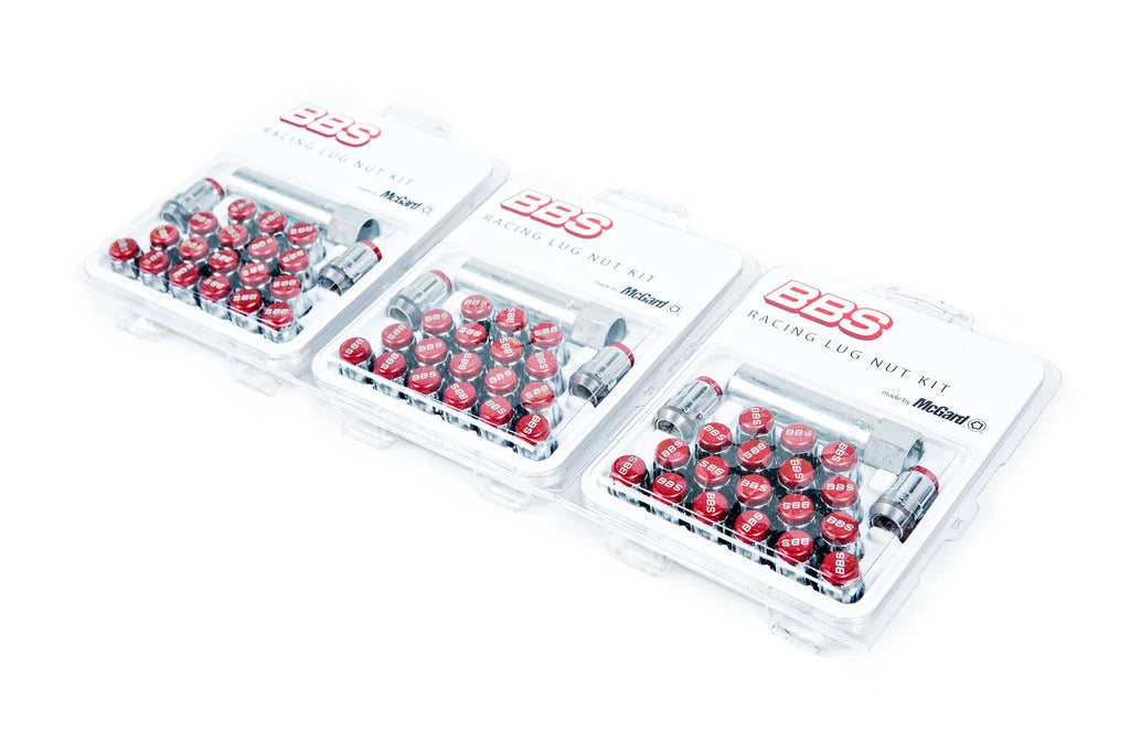 BBS-McGard Lug Nut Set - Red M12x1.5