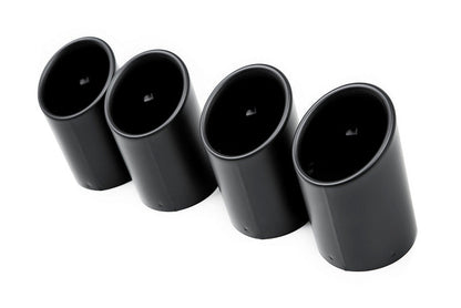 IND F8X M2C / M3 / M4 Matte Black Coated Exhaust Tip Set