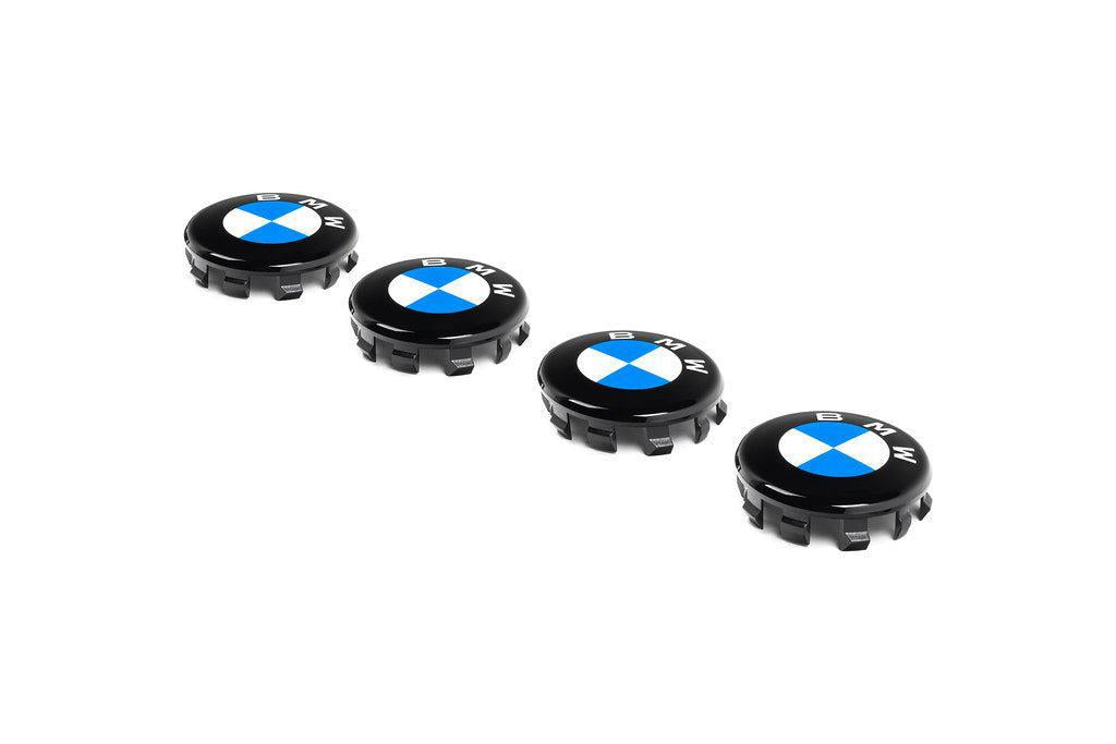 IND Gloss Black Wheel Center Cap Set – 56mm (Next Dark Design)-Wheels-Silicon Valley Bimmer