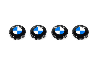 IND Gloss Black Wheel Center Cap Set – 56mm (Next Dark Design)-Wheels-Silicon Valley Bimmer