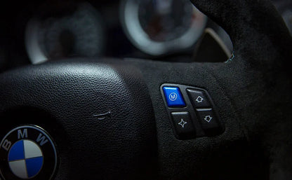 IND E9X M3 Polar Blue M Steering Wheel Button