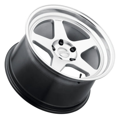 Kansei Wheels KNP - Hyper Silver With Bright Machined Lip