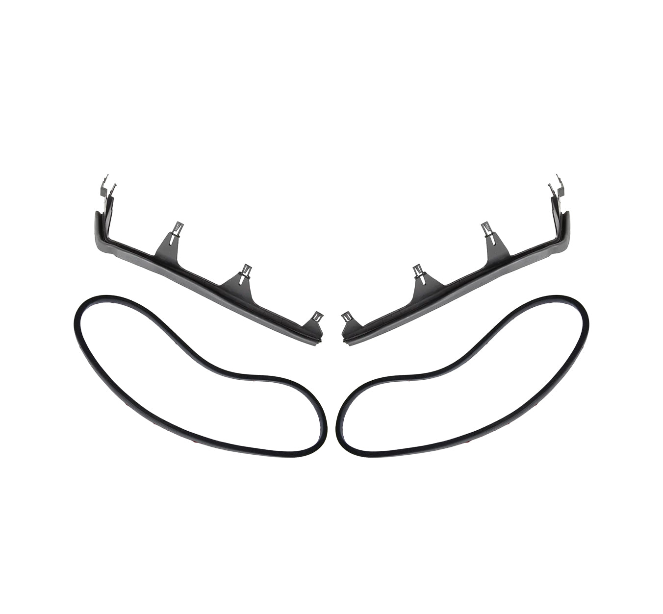 E46 Headlight Cover Strips & Gaskets Kit