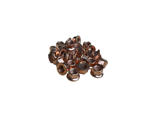 M8 Low Profile Copper Exhaust Nuts (M10 M20 M30 S62 S65 M60 M62)-Silicon Valley Bimmer