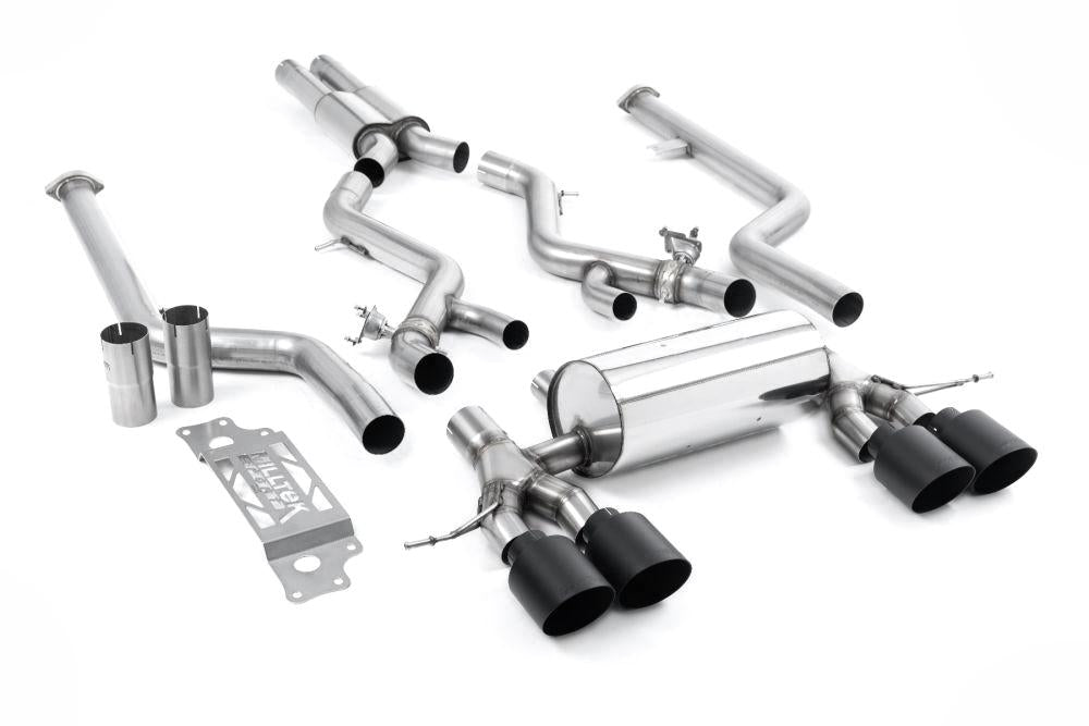 Milltek Resonated Cat-Back Systems (Removes Secondary Cats) with GT-115 Tips for BMW G87 M2 Coupe 2023+-Exhaust-Silicon Valley Bimmer