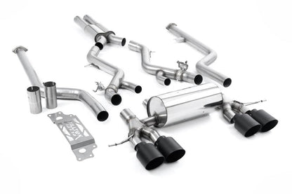 Milltek Resonated Cat-Back Systems (Removes Secondary Cats) with GT-115 Tips for BMW G87 M2 Coupe 2023+-Exhaust-Silicon Valley Bimmer