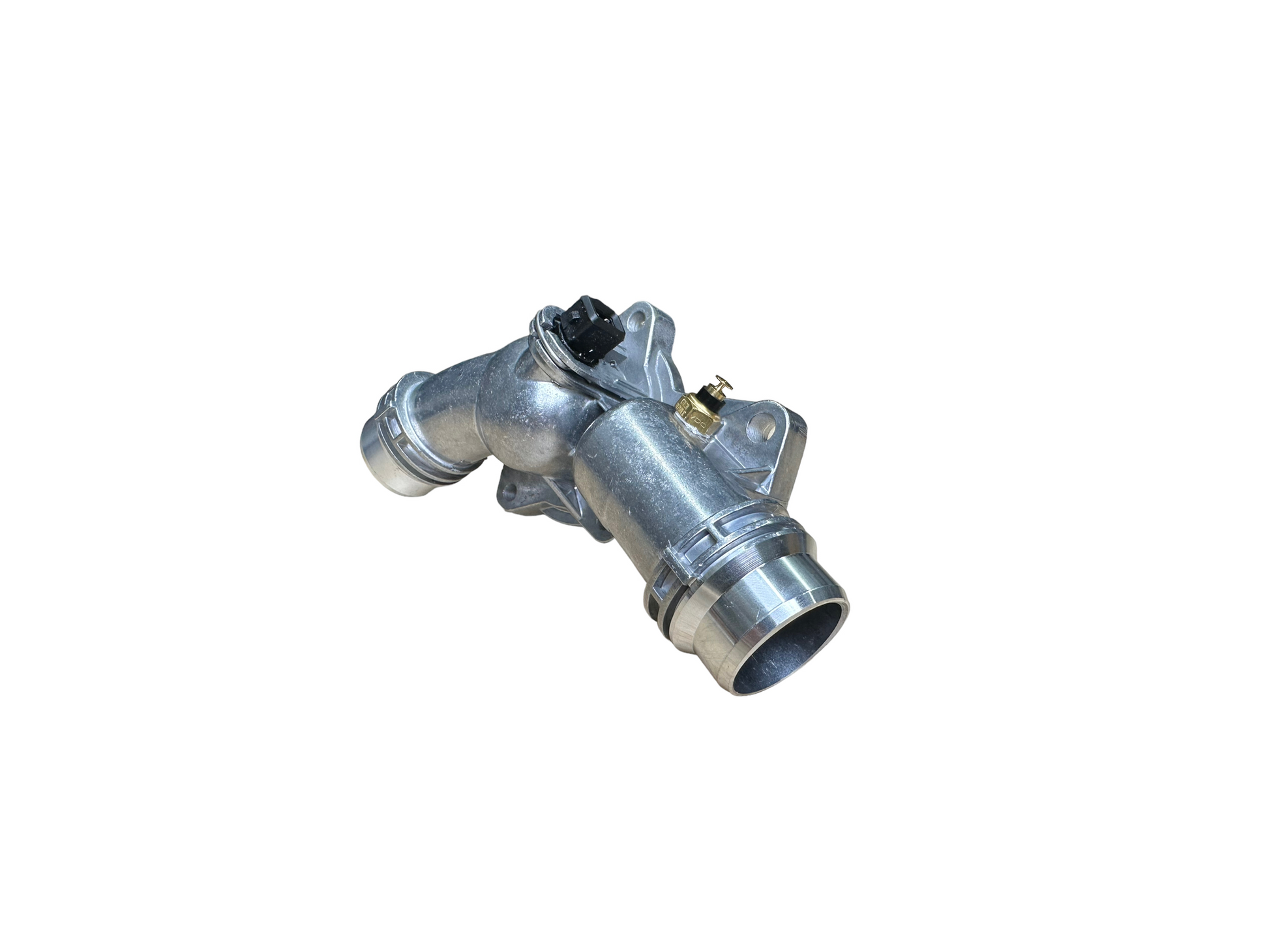 Tapped M52TU/M54 Aluminum Thermostat Housing with Coolant Sensor-Performance-Silicon Valley Bimmer