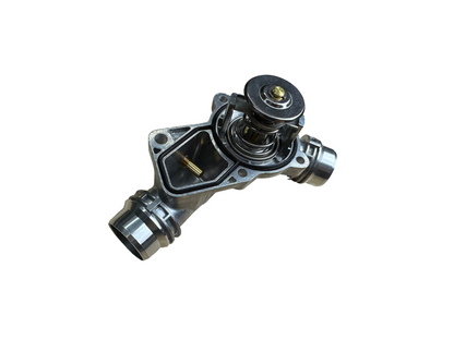 Tapped M52TU/M54 Aluminum Thermostat Housing with Coolant Sensor-Performance-Silicon Valley Bimmer