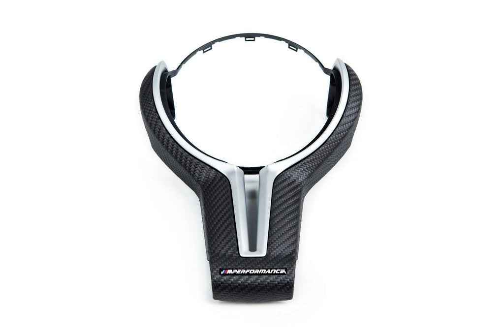 BMW F8X M Performance Steering Wheel Trim - Matte Carbon