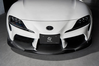 3D Design A90 Supra Carbon Front Lip-Exterior-Silicon Valley Bimmer