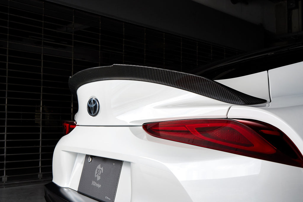 3D Design A90 Supra Carbon Trunk Spoiler-Exterior-Silicon Valley Bimmer
