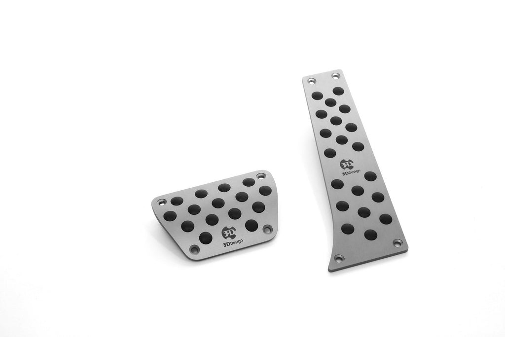 3D Design Aluminum Pedal Set - AT-Interior-Silicon Valley Bimmer