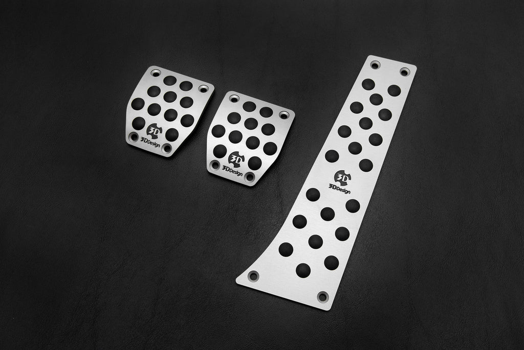 3D Design Aluminum Pedal Set - Manual / DCT-Interior-Silicon Valley Bimmer