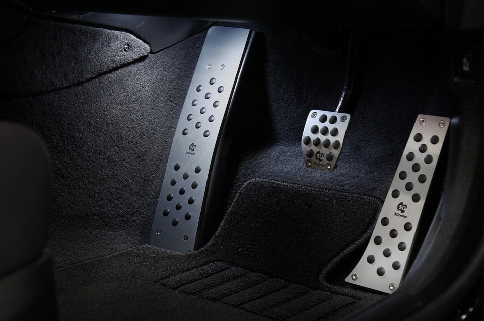 3D Design Aluminum Pedal Set - Manual / DCT-Interior-Silicon Valley Bimmer