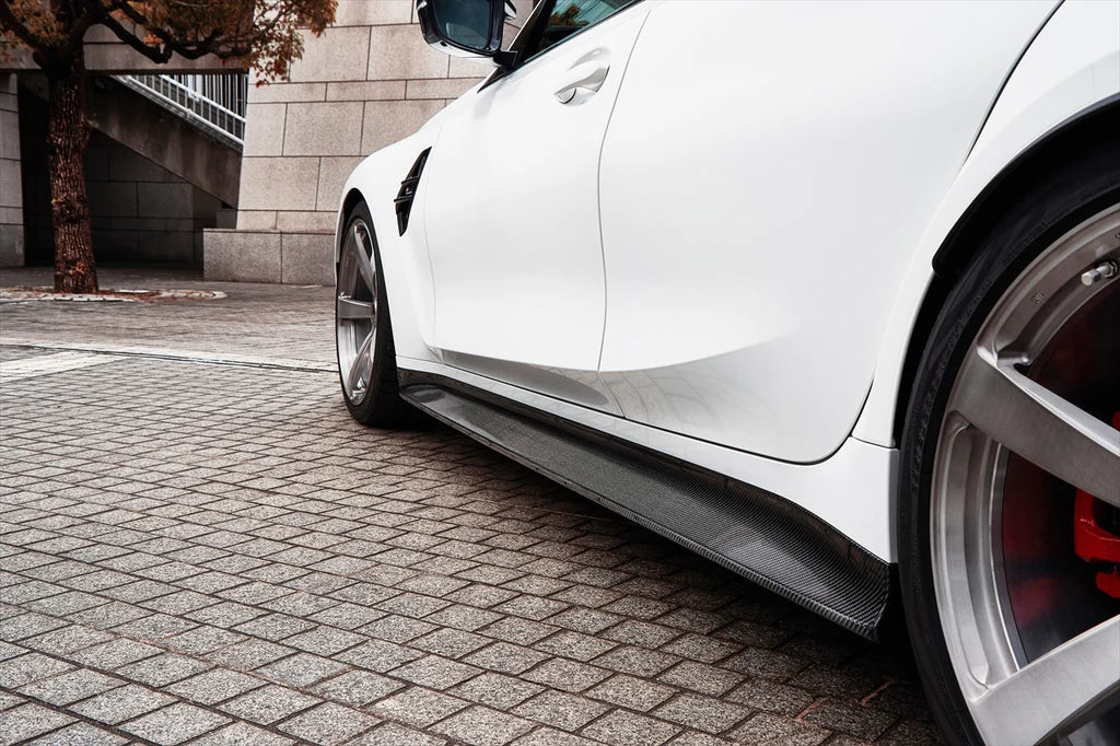 3D Design BMW G80 M3 / G82 M4 Carbon Side Skirt Set-Exterior-Silicon Valley Bimmer