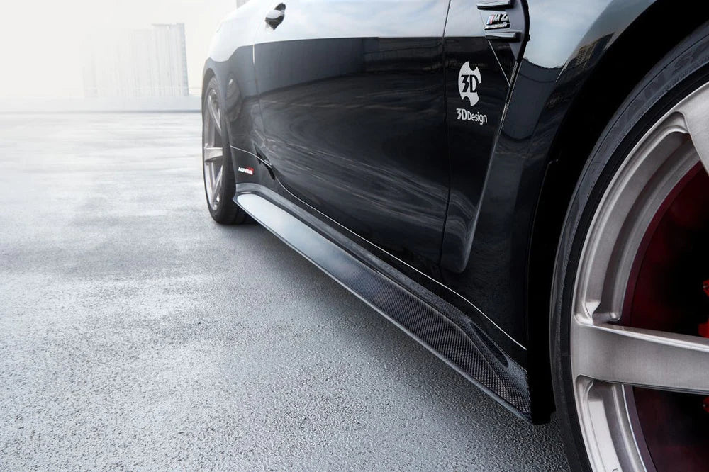 3D Design BMW G80 M3 / G82 M4 Carbon Side Skirt Set-Exterior-Silicon Valley Bimmer