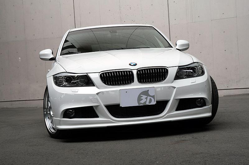 3D Design E90 / E91 3-Series M-Sport Carbon Under Splitter Set-Exterior-Silicon Valley Bimmer