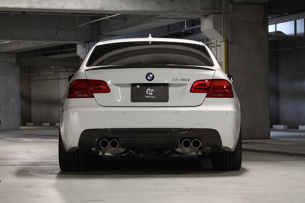 3D Design E92 3-Series Carbon Trunk Spoiler-Exterior-Silicon Valley Bimmer