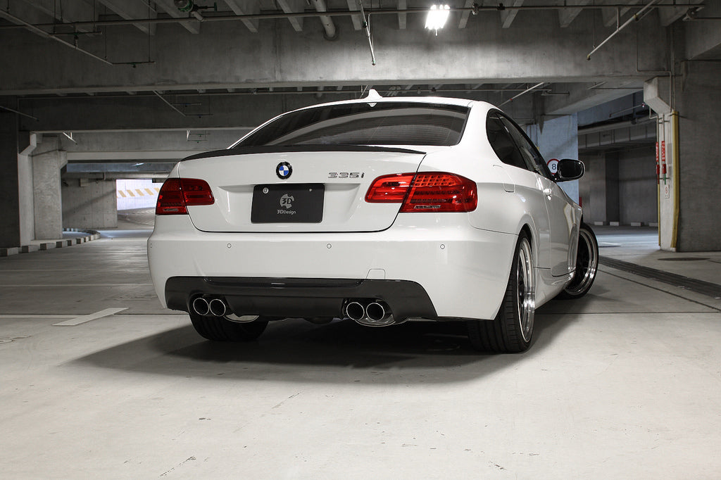 3D Design E92 3-Series Carbon Trunk Spoiler-Exterior-Silicon Valley Bimmer