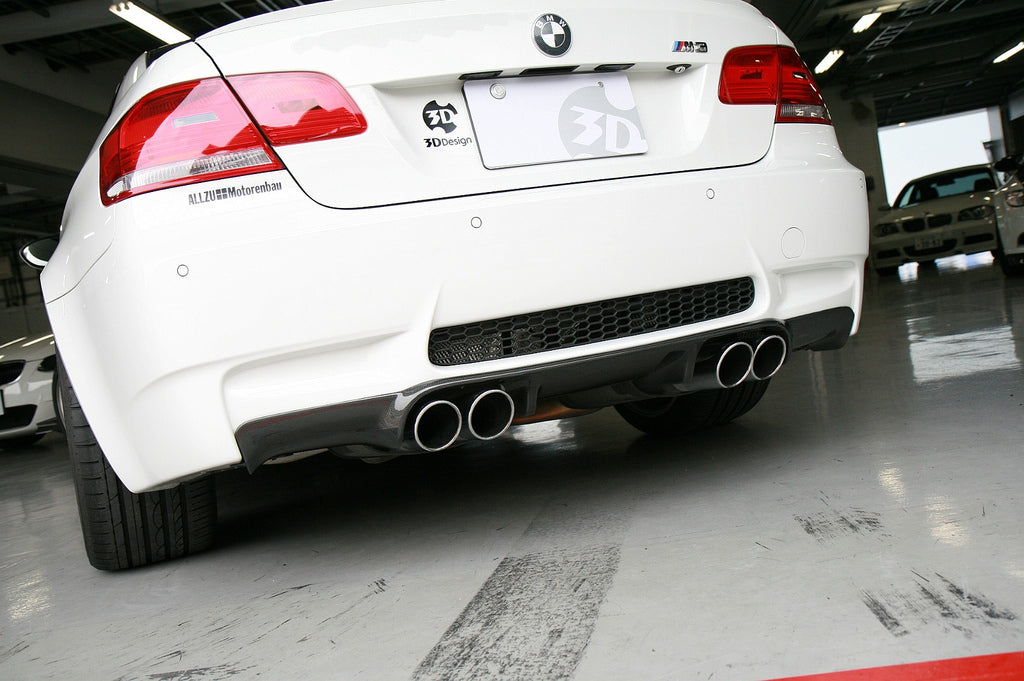 3D Design E92 / E93 M3 Carbon Rear Diffuser-Exterior-Silicon Valley Bimmer