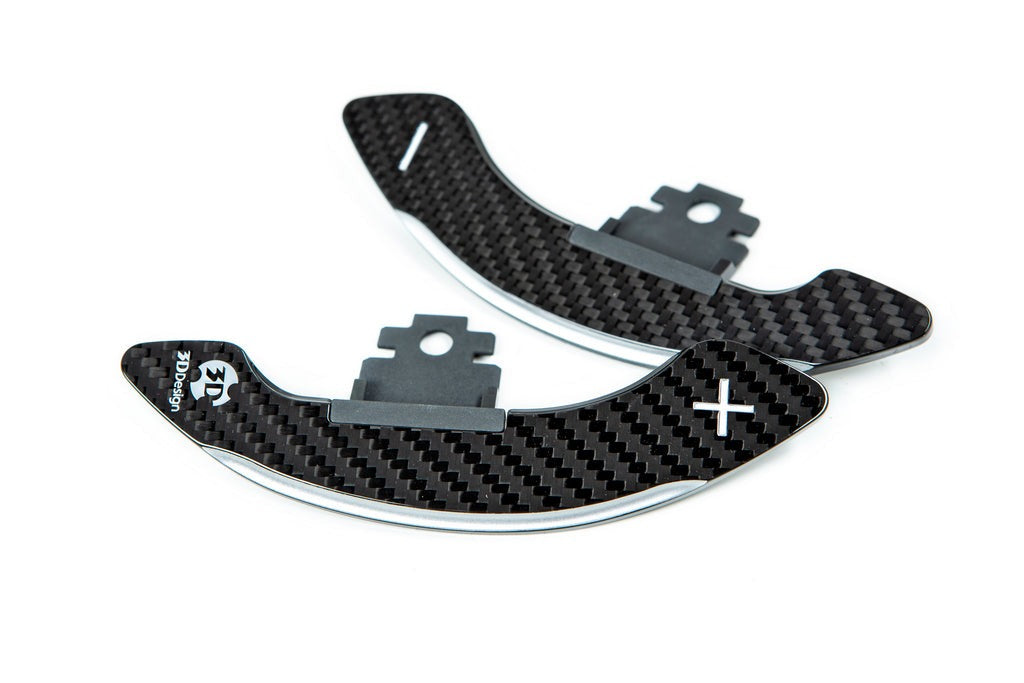 3D Design F-Chassis Carbon Shift Paddle Set - DCT-Interior-Silicon Valley Bimmer