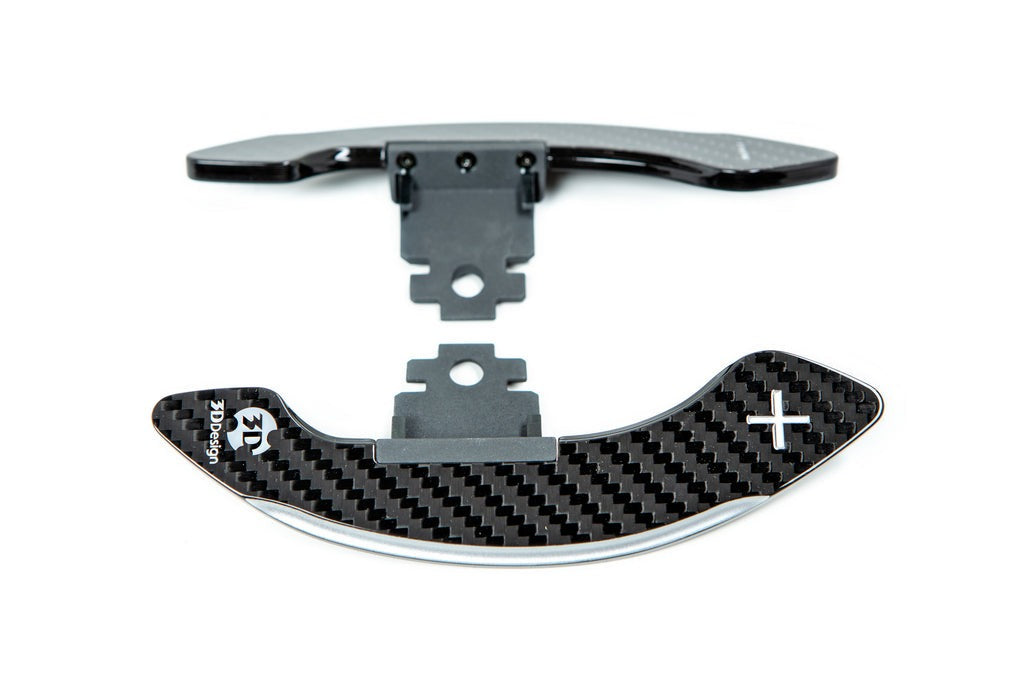 3D Design F-Chassis Carbon Shift Paddle Set - DCT-Interior-Silicon Valley Bimmer