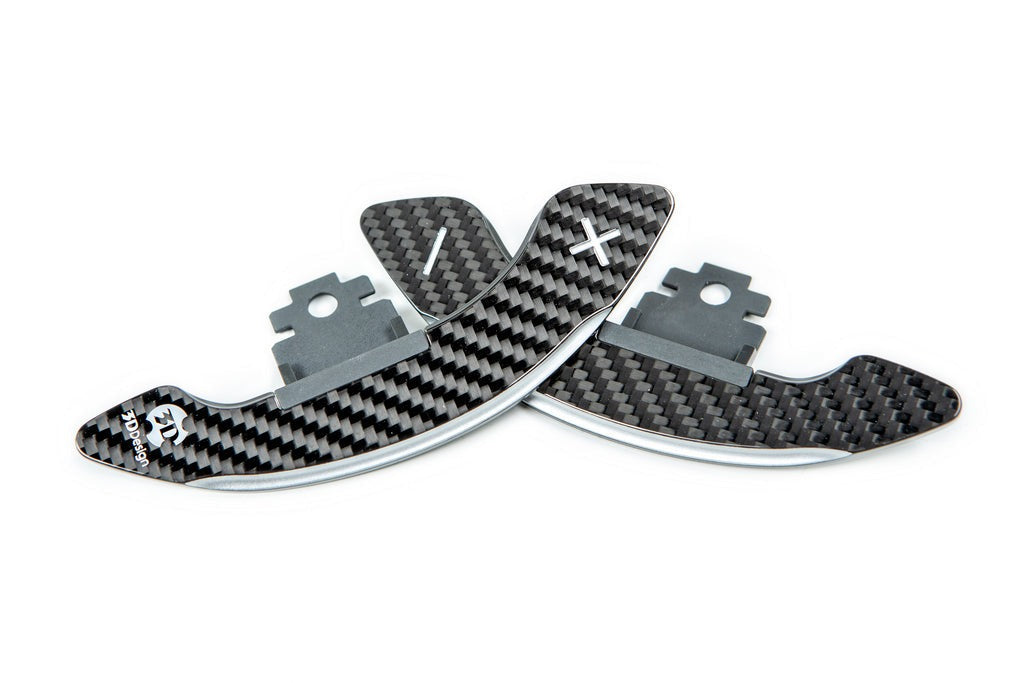 3D Design F-Chassis Carbon Shift Paddle Set - DCT-Interior-Silicon Valley Bimmer