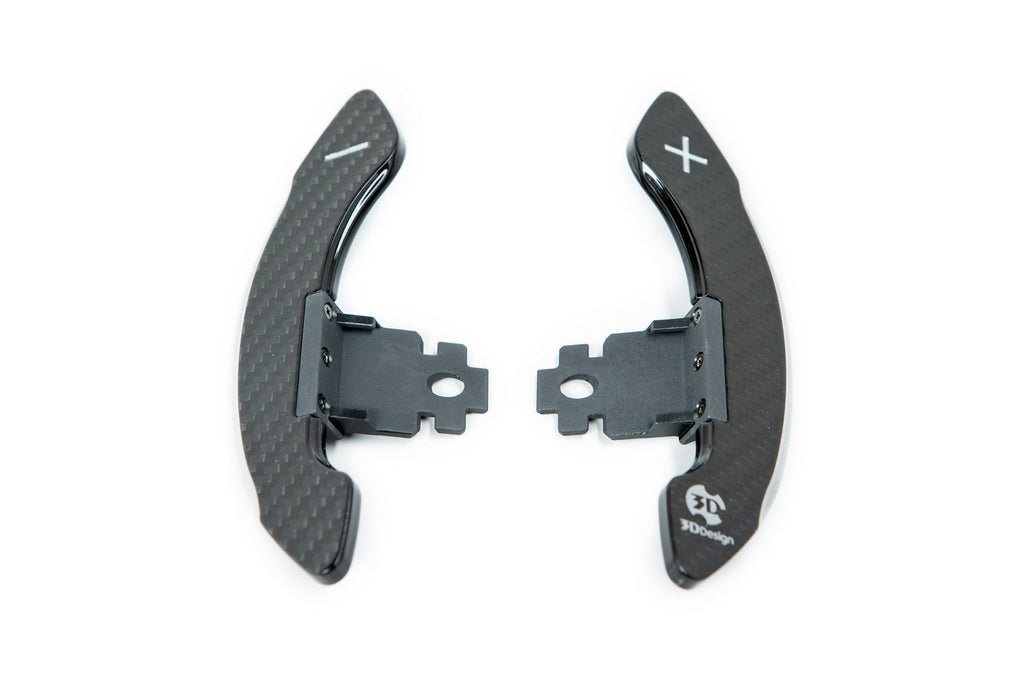 3D Design F-Chassis Carbon Shift Paddle Set - DCT-Interior-Silicon Valley Bimmer