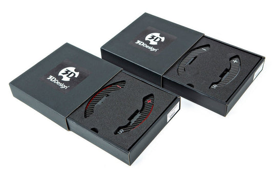 3D Design F-Chassis Carbon Shift Paddle Set - DCT-Interior-Silicon Valley Bimmer