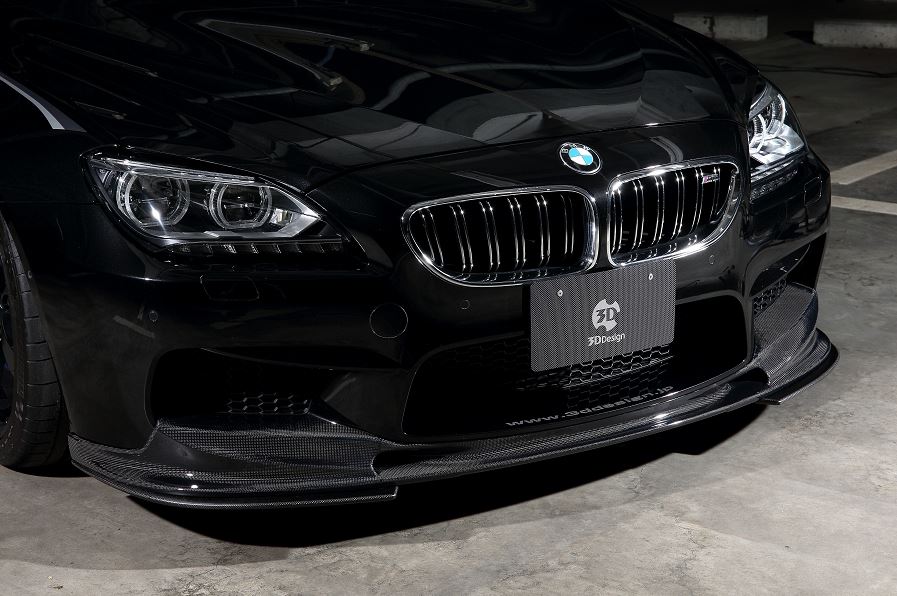 3D Design F06 / F12 / F13 M6 Matte Carbon Under Splitter Set-Exterior-Silicon Valley Bimmer