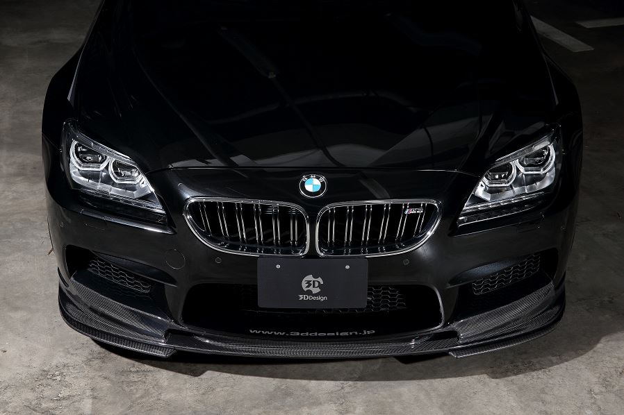 3D Design F06 / F12 / F13 M6 Matte Carbon Under Splitter Set-Exterior-Silicon Valley Bimmer