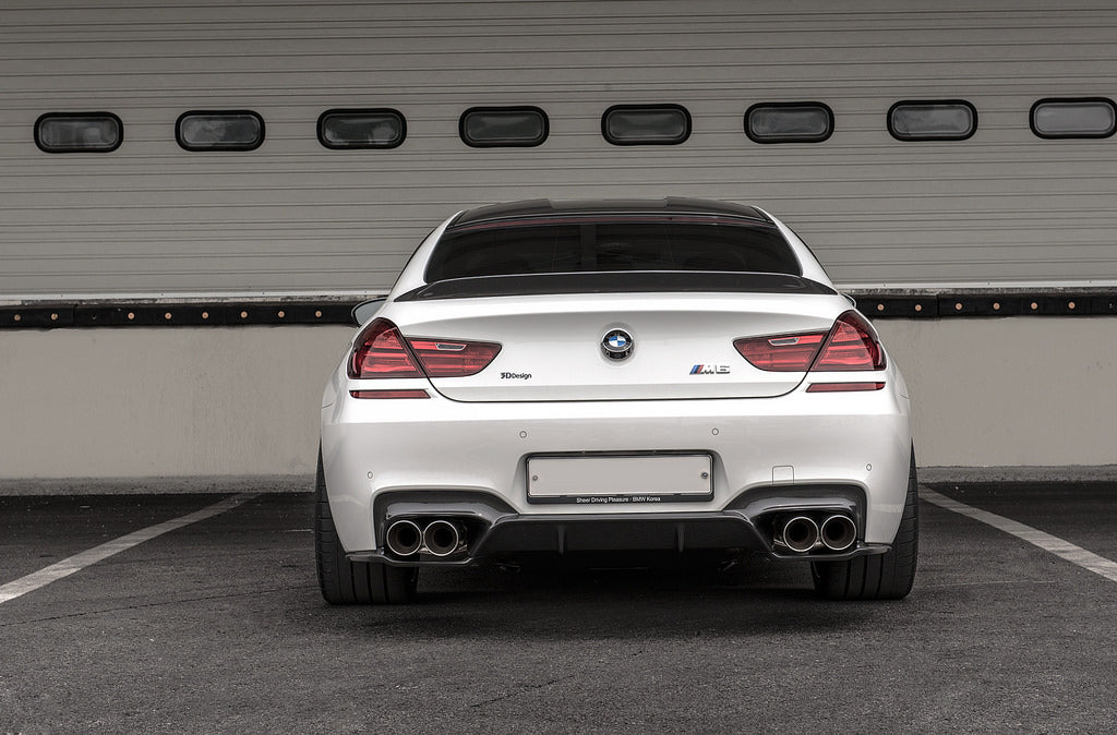 3D Design F06 / F13 6-Series Carbon Trunk Spoiler-Exterior-Silicon Valley Bimmer