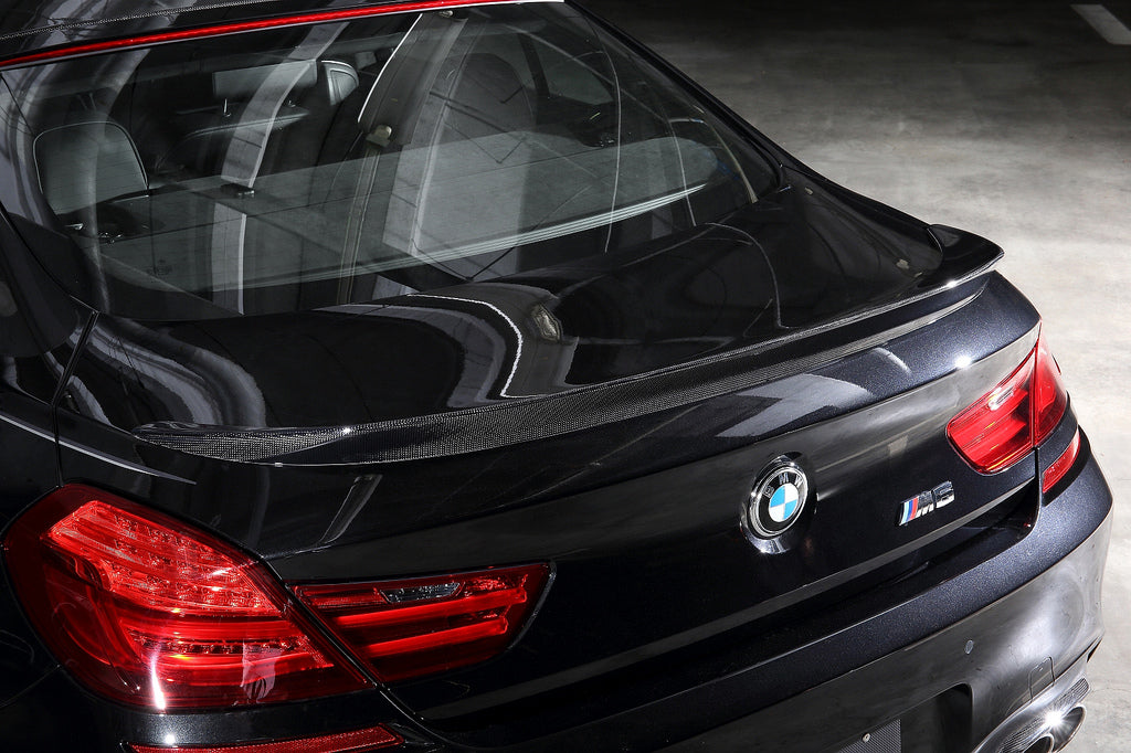 3D Design F06 / F13 6-Series Carbon Trunk Spoiler-Exterior-Silicon Valley Bimmer