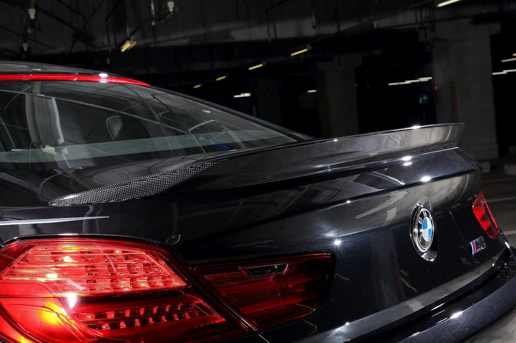 3D Design F06 / F13 6-Series Carbon Trunk Spoiler-Exterior-Silicon Valley Bimmer