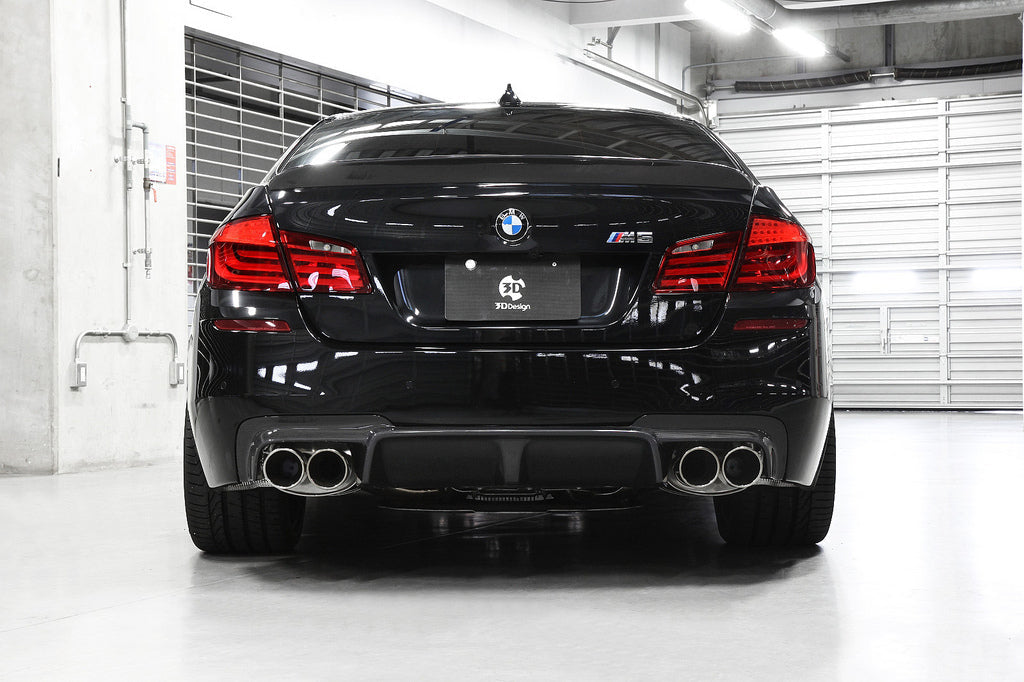 3D Design F10 5-Series Carbon Trunk Spoiler-Exterior-Silicon Valley Bimmer