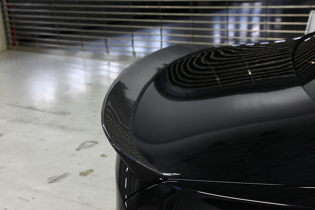 3D Design F10 5-Series Carbon Trunk Spoiler-Exterior-Silicon Valley Bimmer