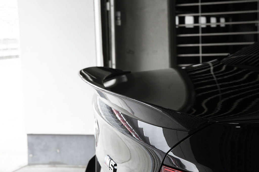 3D Design F10 5-Series Carbon Trunk Spoiler-Exterior-Silicon Valley Bimmer