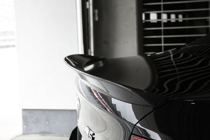 3D Design F10 5-Series Carbon Trunk Spoiler-Exterior-Silicon Valley Bimmer