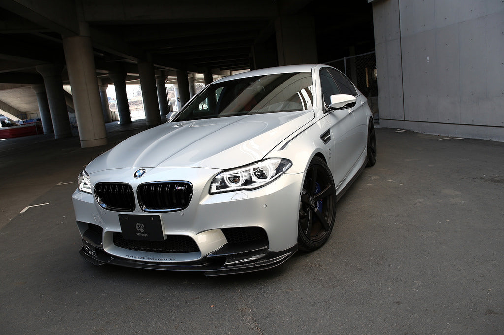 3D Design F10 M5 Carbon Front Lip + Lower Splitter Set-Exterior-Silicon Valley Bimmer