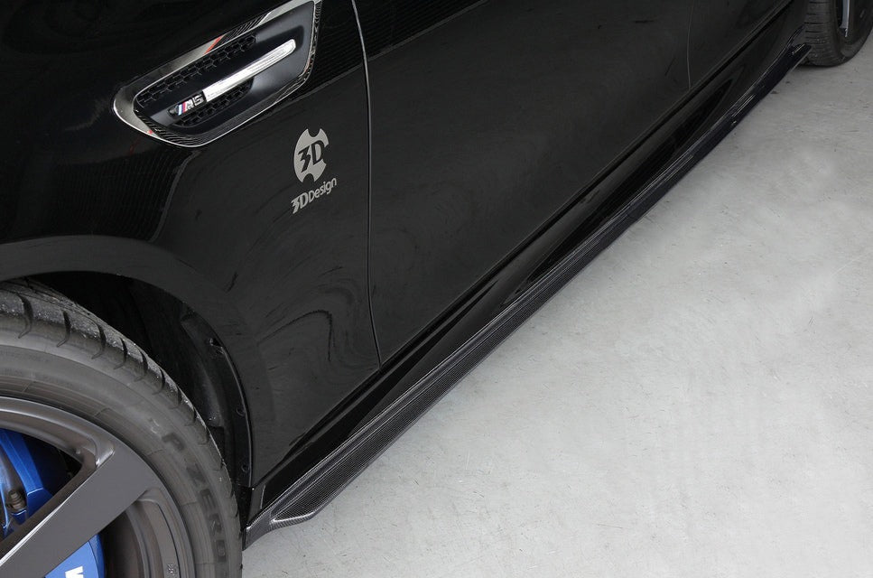3D Design F10 M5 Carbon Side Skirt Set-Exterior-Silicon Valley Bimmer