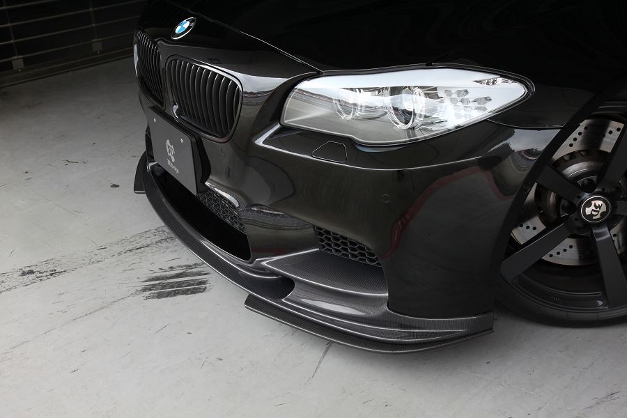 3D Design F10 M5 Matte Carbon Under Splitter Set-Exterior-Silicon Valley Bimmer