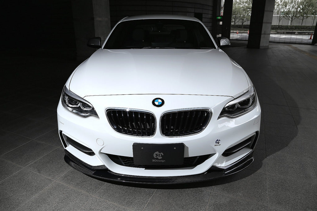 3D Design F22 2-Series M-Sport Carbon Front Lip-Exterior-Silicon Valley Bimmer